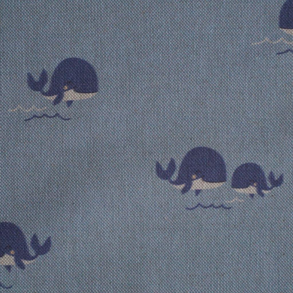 Dekostoff Panama Wale blau